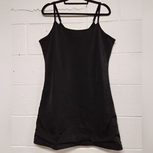 Black Slip Dress with Adjustable Straps